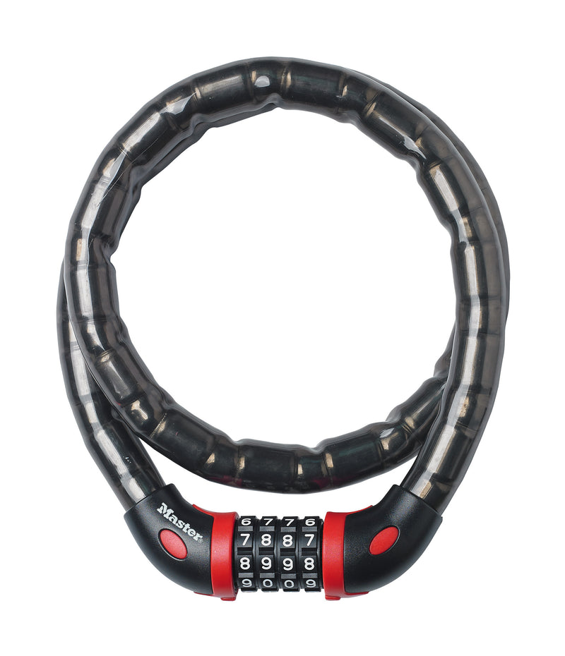 MASTER LOCK Bike Cable Lock    8226EURDPRO - Ideal for Bike, Electric Bike, Skateboards, Strollers, Lawnmowers and other Outdoor Equipments
