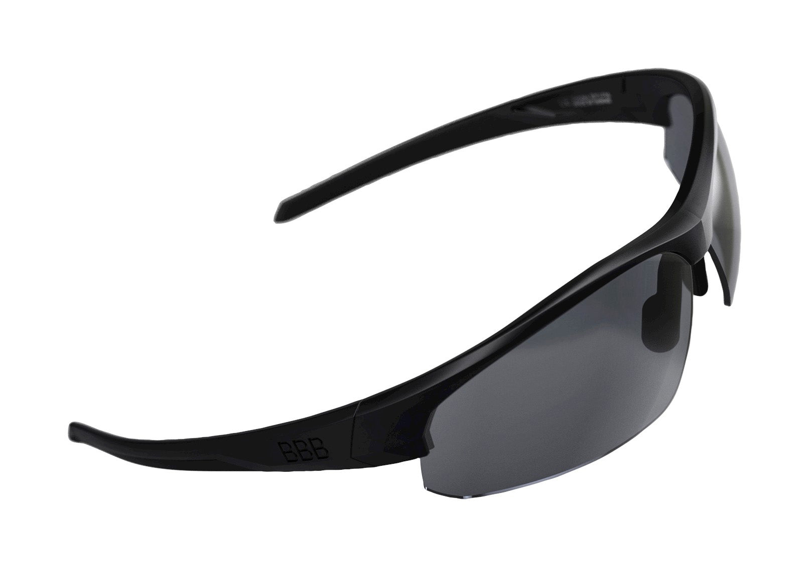 BBB Cycling Sports Glasses with 3 Interchangeable Lenses Lightweight Sunglasses UV Protection Half Frame for Bike Riding Mens Womens Impress BSG-58