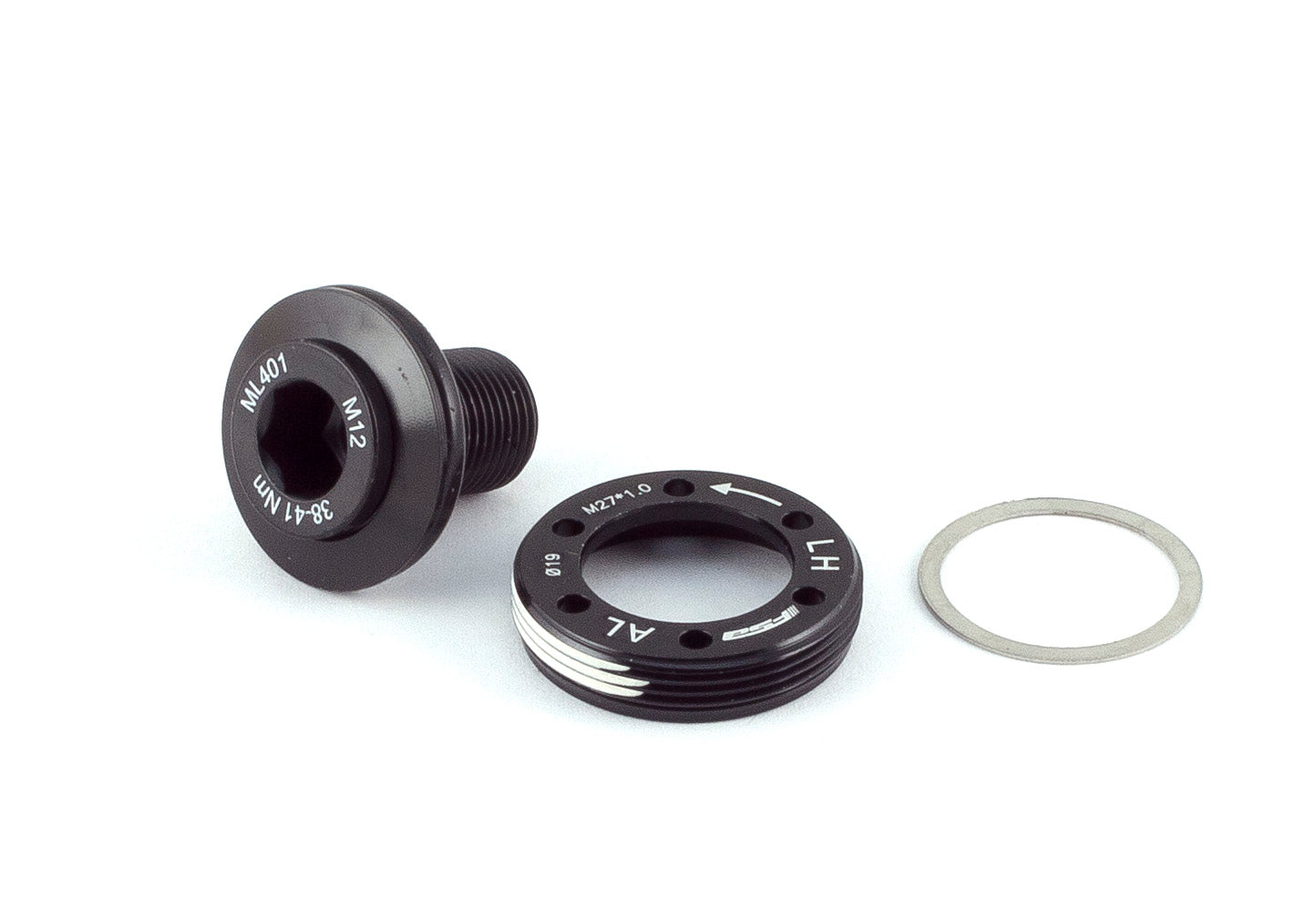 FSA Unisex's MegaExo QR-18 Omega NBD Crank Bolt-Black, Size M12