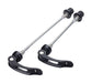 BBB Cycling, WheelBlock Skewers, Quick Release Axles for Wheel, Road, MTB and Mountain Bike Accessories, Bike Tools and Repair Kit, Aluminium, BQR-01