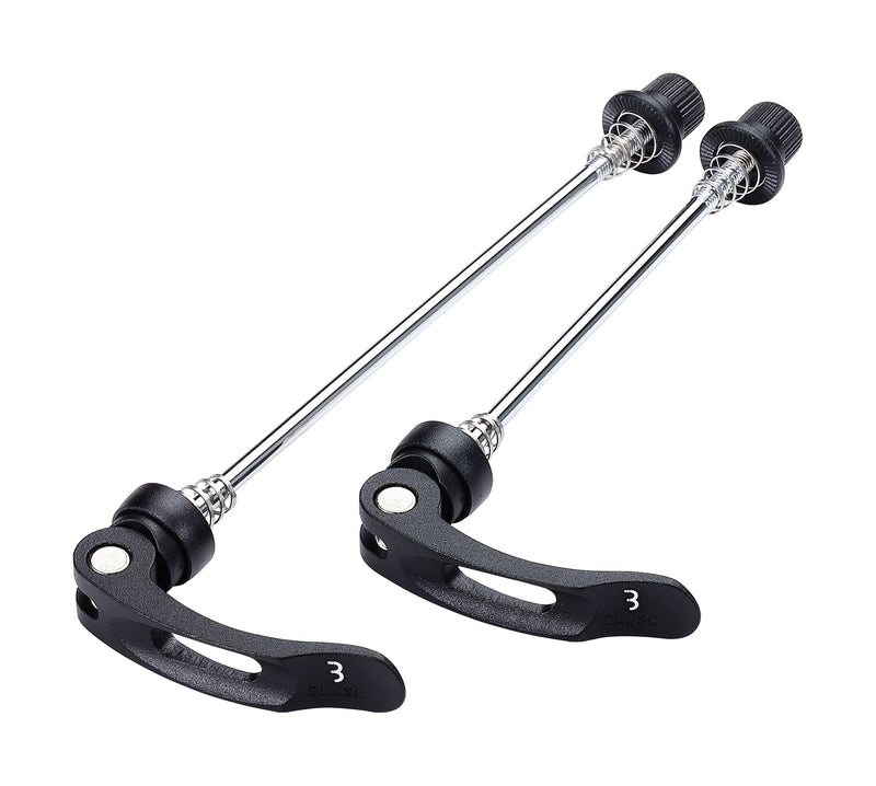 BBB Cycling, WheelBlock Skewers, Quick Release Axles for Wheel, Road, MTB and Mountain Bike Accessories, Bike Tools and Repair Kit, Aluminium, BQR-01