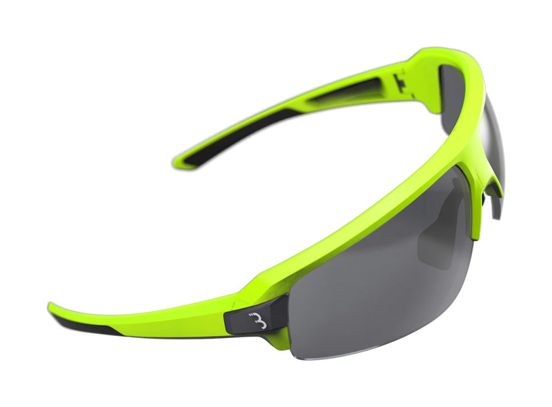 BBB Cycling Sports Glasses for Men & Women with 3 Interchangeable Lenses Lightweight Sunglasses UV Protection Half Frame for Bike Riding Impulse BSG-62