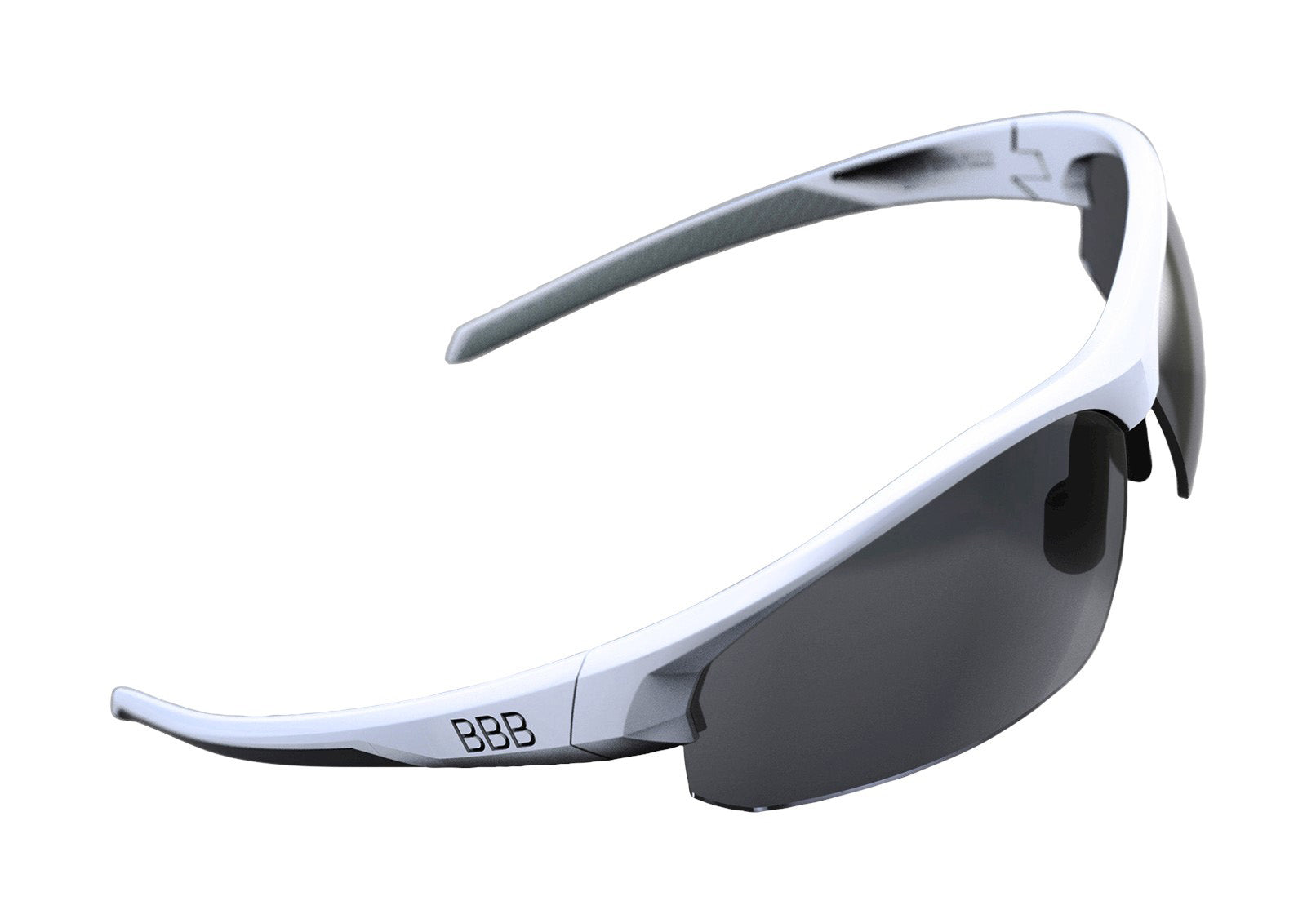 BBB Cycling Sports Glasses with 3 Interchangeable Lenses Lightweight Sunglasses UV Protection Half Frame for Bike Riding Mens Womens Impress BSG-58