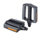 BBB Cycling Bike Pedals For City Bike I Flat With Anti-Slip Rubber Bicycle Pedals I 9/16" Pedals For Bike I SteadyRider BDP-44
