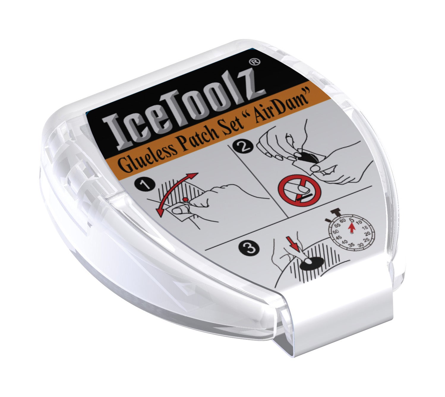 IceToolz Bike AirDam Glueless Puncture Repair Patch Kits