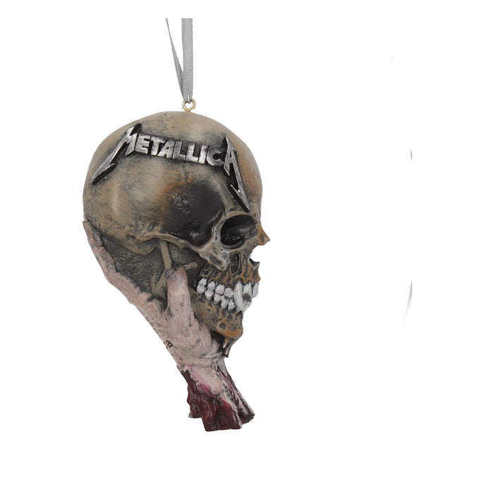 Nemesis Now Officially Licensed Metallica Sad But True Festive Hanging Decorative Ornament, Natural, 10.8cm