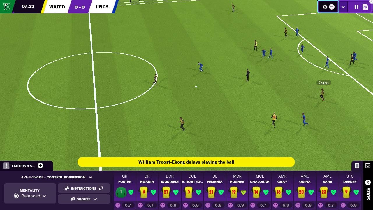 Football Manager 21 ITA/ESP Switch Code in box (English ingame