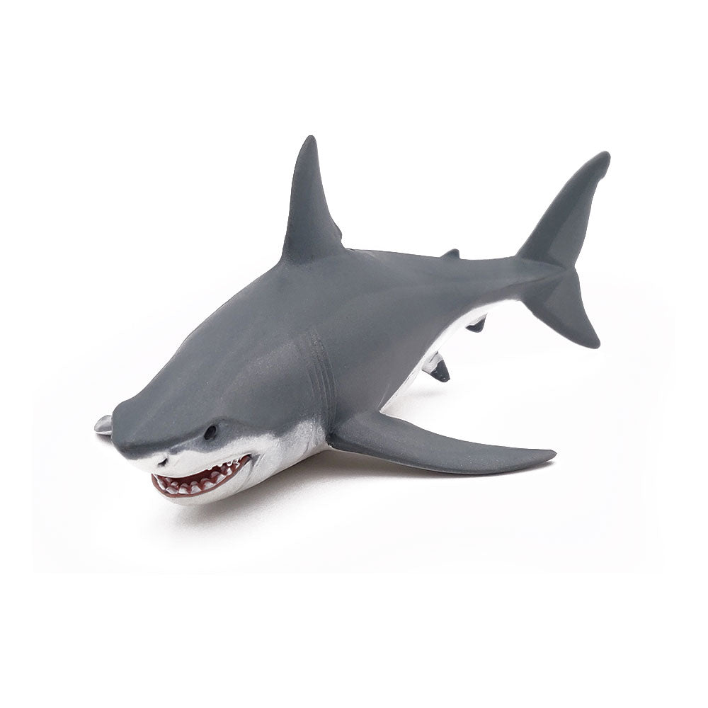 Papo Squalo Bianco cod. 56002 Figura Tiburon Blanco 17,8X11,8X6,2CM, Multicolor, Talla única (2056002