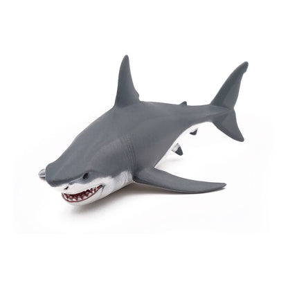 Papo Squalo Bianco cod. 56002 Figura Tiburon Blanco 17,8X11,8X6,2CM, Multicolor, Talla única (2056002