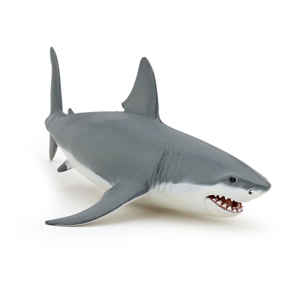 Papo Squalo Bianco cod. 56002 Figura Tiburon Blanco 17,8X11,8X6,2CM, Multicolor, Talla única (2056002