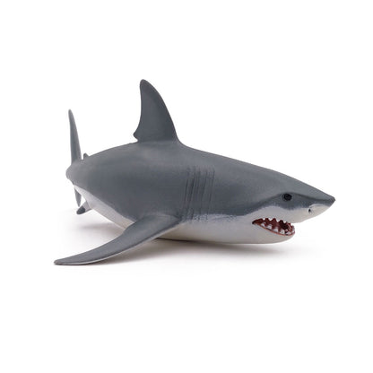Papo Squalo Bianco cod. 56002 Figura Tiburon Blanco 17,8X11,8X6,2CM, Multicolor, Talla única (2056002
