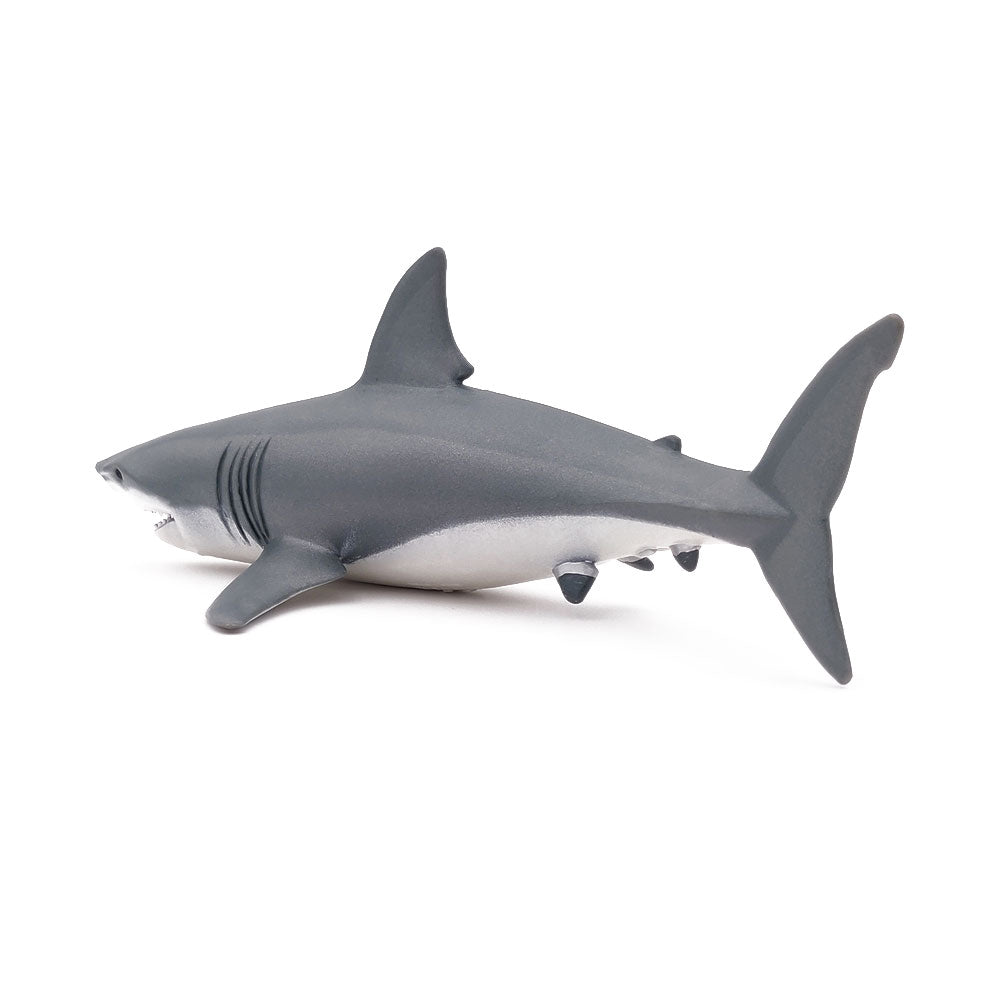 Papo Squalo Bianco cod. 56002 Figura Tiburon Blanco 17,8X11,8X6,2CM, Multicolor, Talla única (2056002