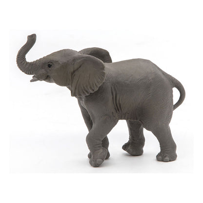 Papo-Jeune éléphant LA Vie Sauvage Figurine, 50225, Jeune éléphant