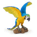 PAPO Wild Animal Kingdom Blue Ara Parrot Toy Figure, Multi-colour (50235)