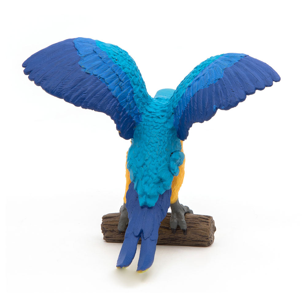 PAPO Wild Animal Kingdom Blue Ara Parrot Toy Figure, Multi-colour (50235)