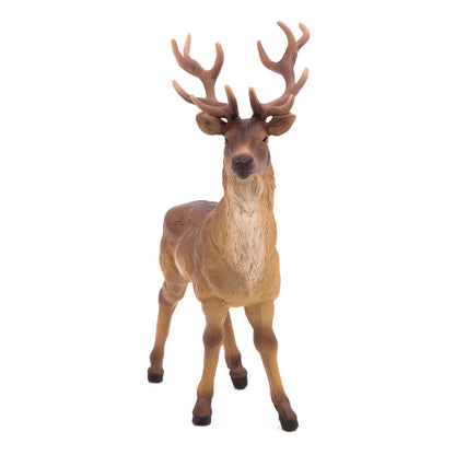 PAPO Wild Animal Kingdom Stag Toy Figure, Tan/Brown (53008)