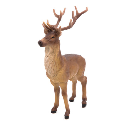 PAPO Wild Animal Kingdom Stag Toy Figure, Tan/Brown (53008)
