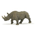 PAPO Wild Animal Kingdom Black Rhinoceros Toy Figure, Grey/Brown (50066)