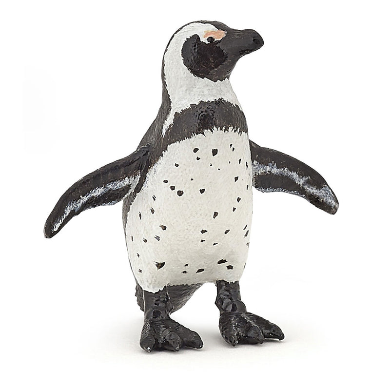 PAPO Marine Life African Penguin Toy Figure, White/Black (56017)