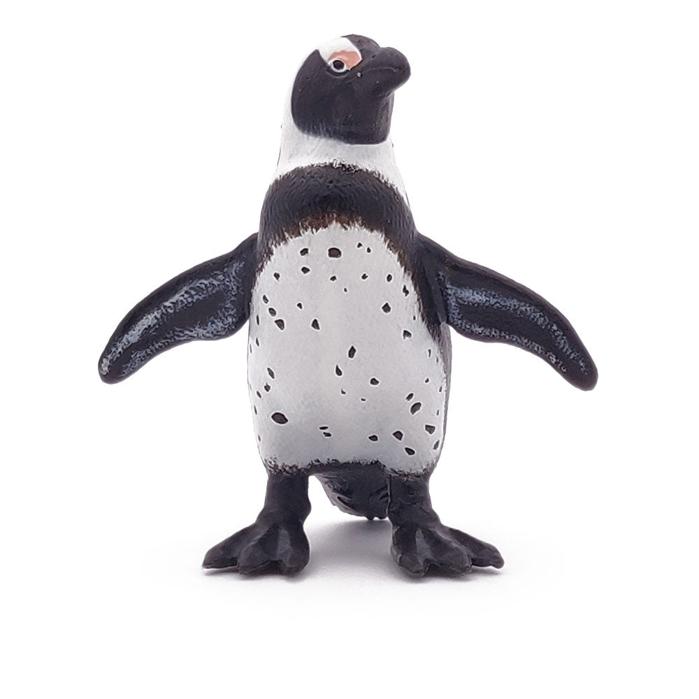 PAPO Marine Life African Penguin Toy Figure, White/Black (56017)