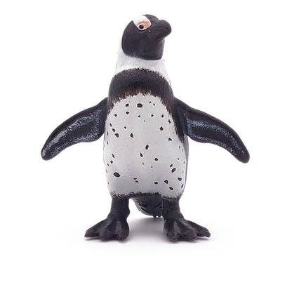 PAPO Marine Life African Penguin Toy Figure, White/Black (56017)