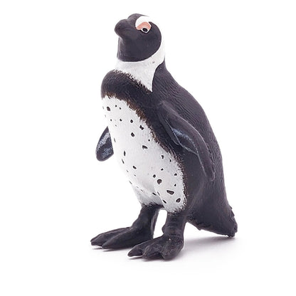 PAPO Marine Life African Penguin Toy Figure, White/Black (56017)