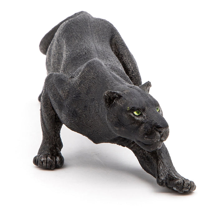 PAPO Wild Animal Kingdom Black Leopard Toy Figure, Black (50026)