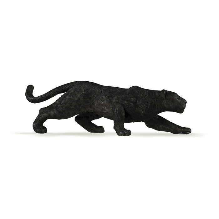 PAPO Wild Animal Kingdom Black Leopard Toy Figure, Black (50026)