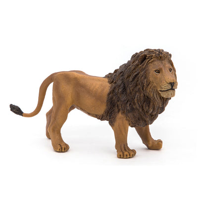 PAPO Wild Animal Kingdom Lion Toy Figure, Tan/Brown (50040)