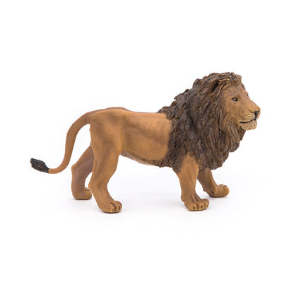 PAPO Wild Animal Kingdom Lion Toy Figure, Tan/Brown (50040)