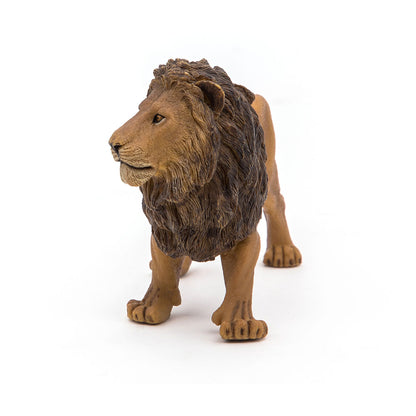 PAPO Wild Animal Kingdom Lion Toy Figure, Tan/Brown (50040)