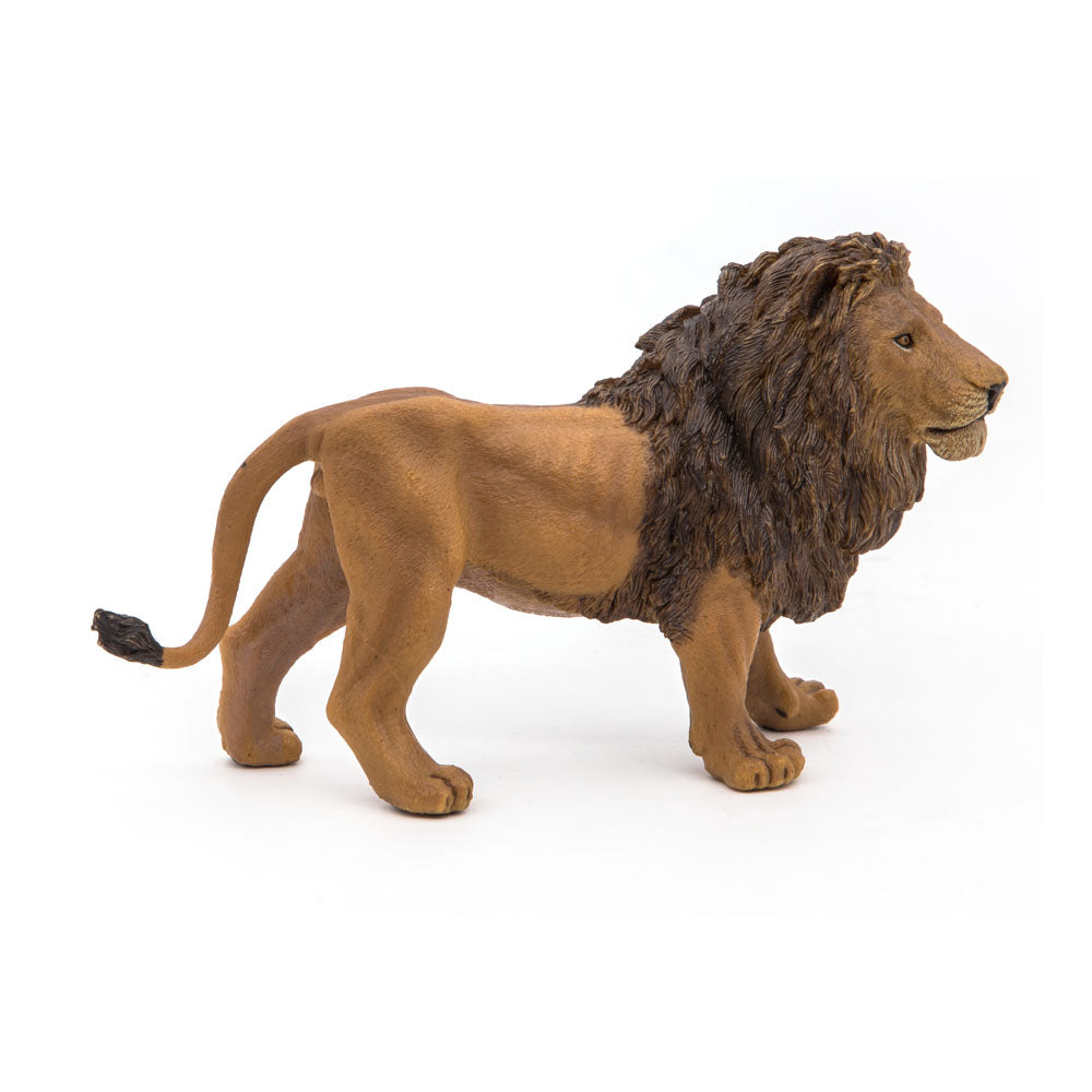 PAPO Wild Animal Kingdom Lion Toy Figure, Tan/Brown (50040)