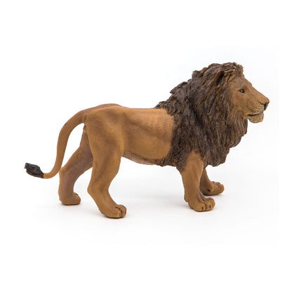PAPO Wild Animal Kingdom Lion Toy Figure, Tan/Brown (50040)
