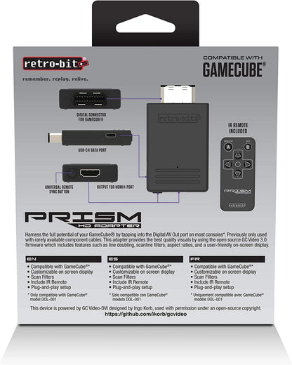 Retro-Bit Prism HDMI Adapter for Gamecube