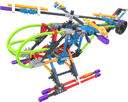 K'Nex 80208 Wings and Wheel Building Set, 500 Piece, Colourful 30 Model Building Construction Toy for Children Aged 7 + & Imagine 45510 10 Model Beginner Fun Fast Vehicles Building Set