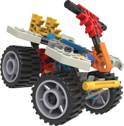K'Nex 80208 Wings and Wheel Building Set, 500 Piece, Colourful 30 Model Building Construction Toy for Children Aged 7 + & Imagine 45510 10 Model Beginner Fun Fast Vehicles Building Set