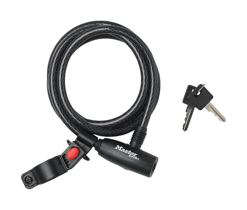 MASTER LOCK Candado Bicicleta     8232EURDPRO - Ideal para Bicicleta, Monopatín, Paseante, Cortacésped y Otro Equipo