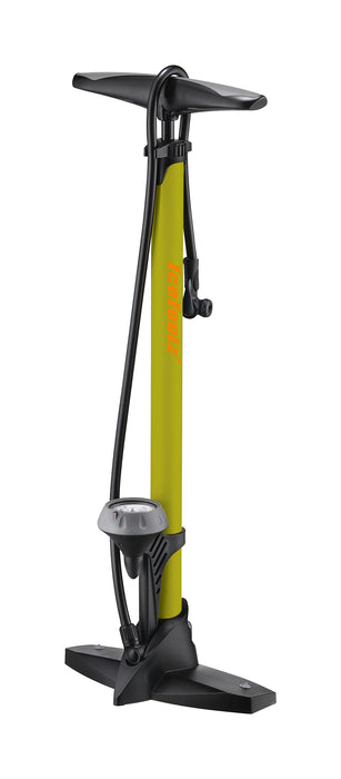 IceToolz Sport Steel Floor Pump, Green, M