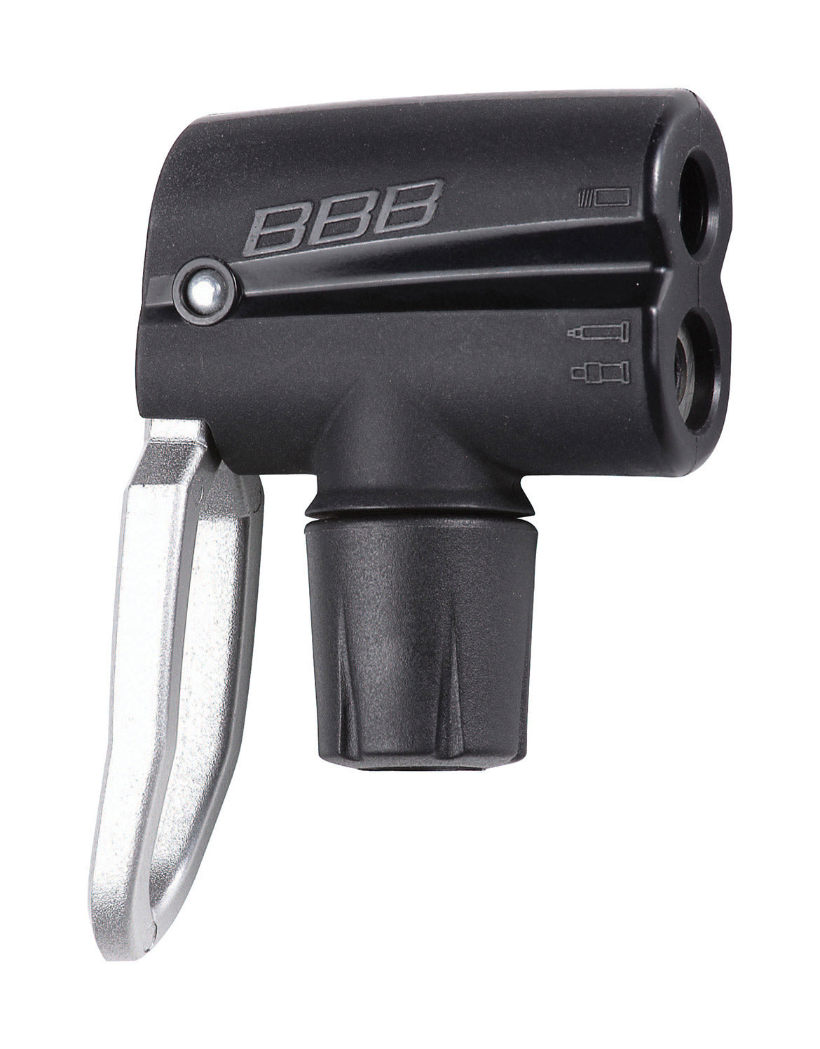 BBB Dualhead 2.0, Ricambio Per Testa Della Pompa Da Bici Unisex Adulto, Nero