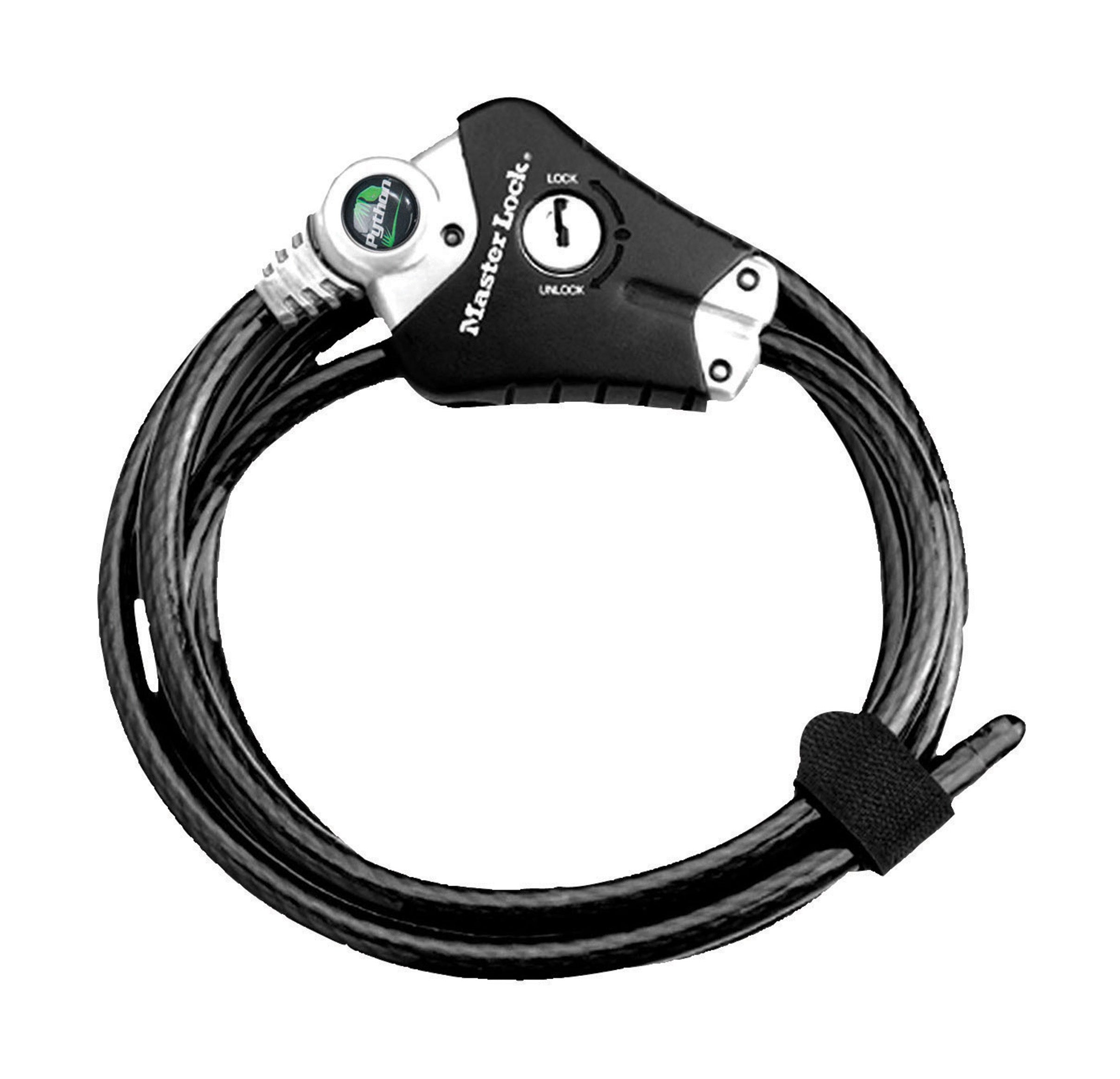 MASTER LOCK Security Cable with Key Lock   8428EURDPRO - Best Used to Secure Sport Equipment, Tools and Outdoor Furnitures, Black