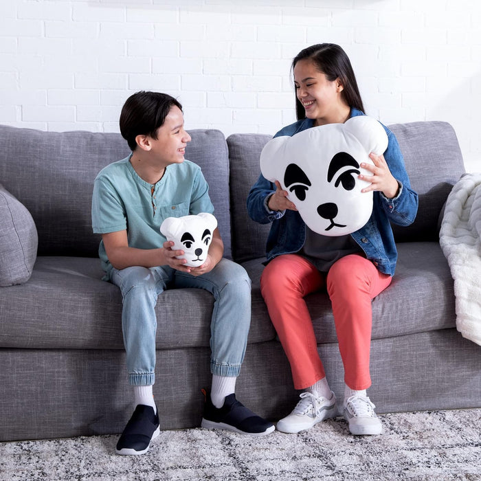 TOMY Games Club Mocchi Mocchi T12415 KK Slider, Merchandise, Bedroom Accessories, Animal Crossing Cushion for Boys and Girls Aged 3 Years and Older, 15 Inch Plush Toy, Multi