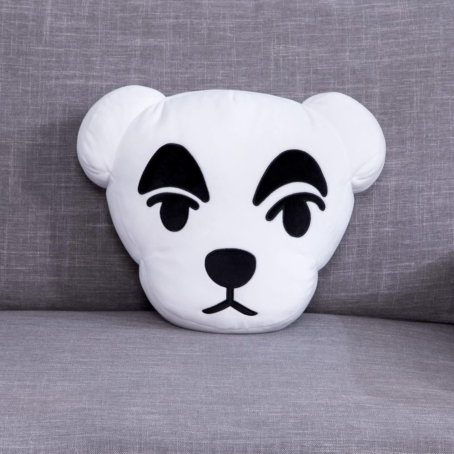 TOMY Games Club Mocchi Mocchi T12415 KK Slider, Merchandise, Bedroom Accessories, Animal Crossing Cushion for Boys and Girls Aged 3 Years and Older, 15 Inch Plush Toy, Multi