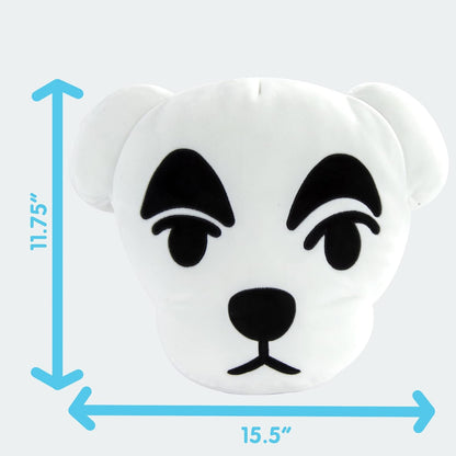 TOMY Games Club Mocchi Mocchi T12415 KK Slider, Merchandise, Bedroom Accessories, Animal Crossing Cushion for Boys and Girls Aged 3 Years and Older, 15 Inch Plush Toy, Multi