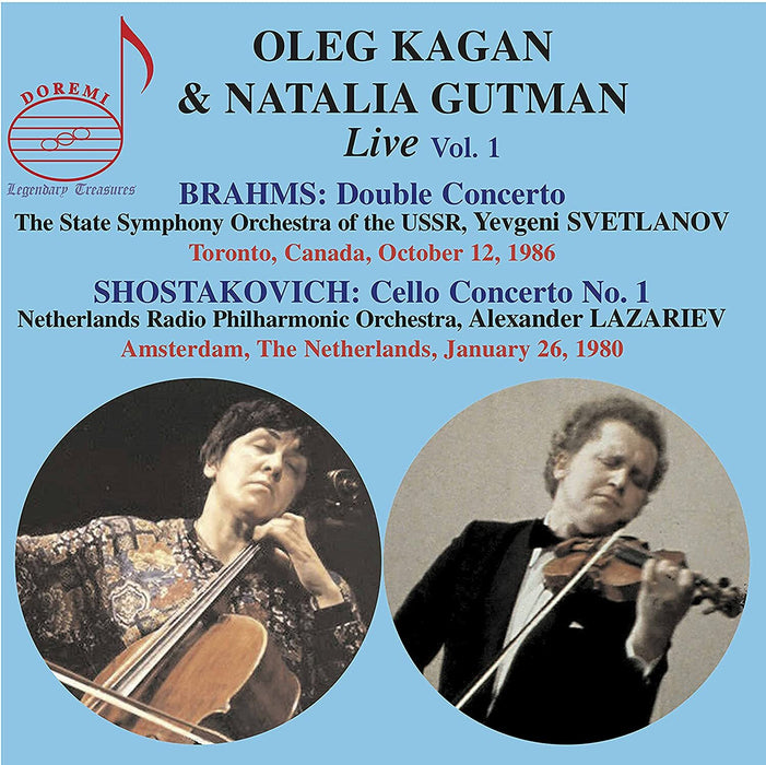 Oleg Kagan & Natalia Gutman: Live - Volume 1