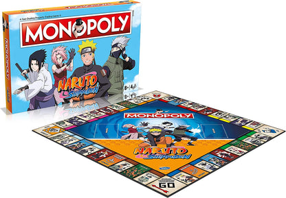 Winning Moves Monopoly Naruto Board Game, Multicolor, Talla única (WM00167-EN1