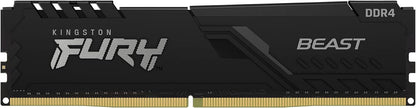 Kingston FURY Beast 16GB (2x8GB) 3600MHz DDR4 CL17 Desktop Memory Kit with 2 KF436C17BBK2/16