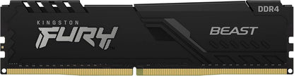 Kingston FURY Beast 16GB (2x8GB) 3600MHz DDR4 CL17 Desktop Memory Kit with 2 KF436C17BBK2/16