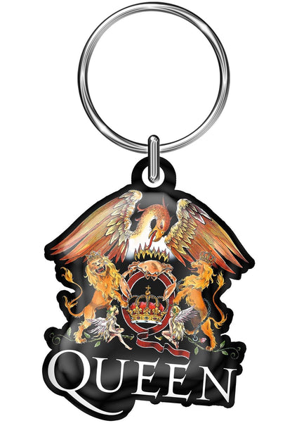 Queen Keychain Gold Crest Gold coloured/Black, Queen - Gold Crest (portachiavi)