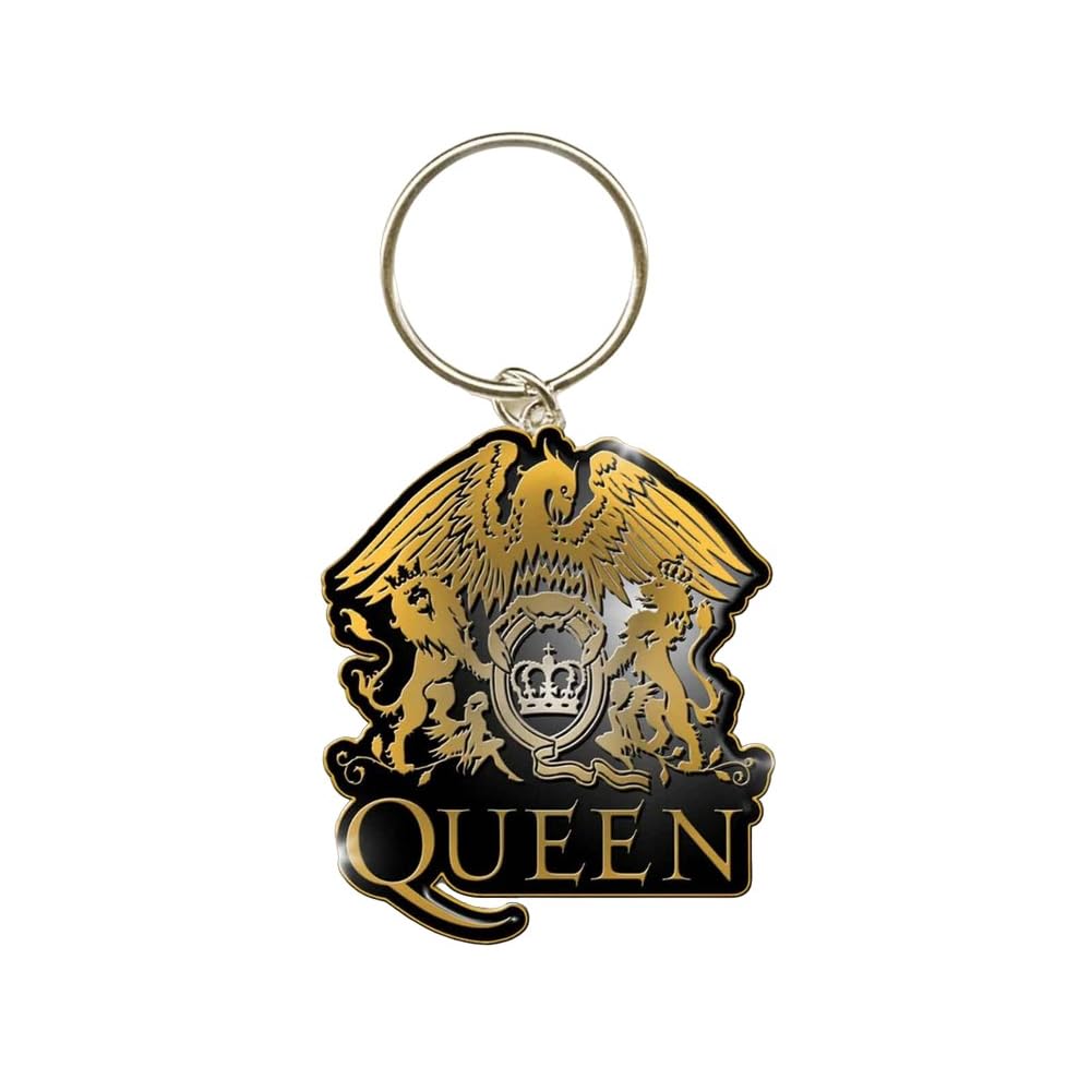 Queen Keychain Gold Crest Gold coloured/Black, Queen - Gold Crest (portachiavi)