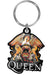 Queen Keychain Gold Crest Gold coloured/Black